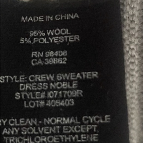 Theory Gray Wool Blend Noble Crewneck Long Sleeve Sweater Dress 37280 - Picture 10 of 10